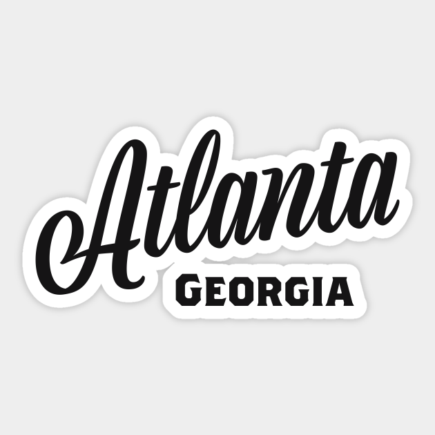 Atlanta Atlanta Sticker TeePublic
